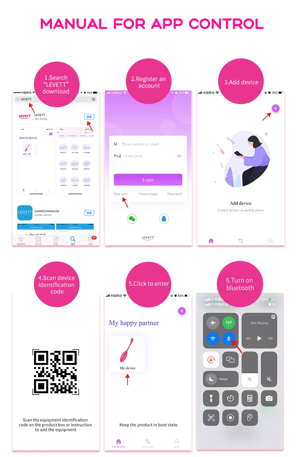 Trứng Rung Điện Levett Bluetooth App Điều Khiển Từ Xa Kích Thích