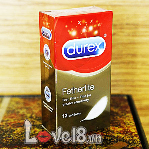 Bao Cao Su Durex Fetherlite Siêu Mỏng 12 Cái Cảm Giác Tự Nhiên An Toàn