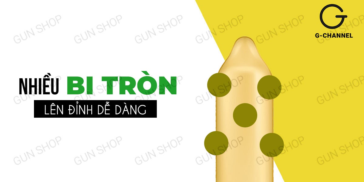 Bao cao su Gold gai bi hộp 2 cái tăng khoái cảm an toàn tuyệt đối Bao cao su Gold gai bi hộp 2 cái tăng khoái cảm an toàn tuyệt đối