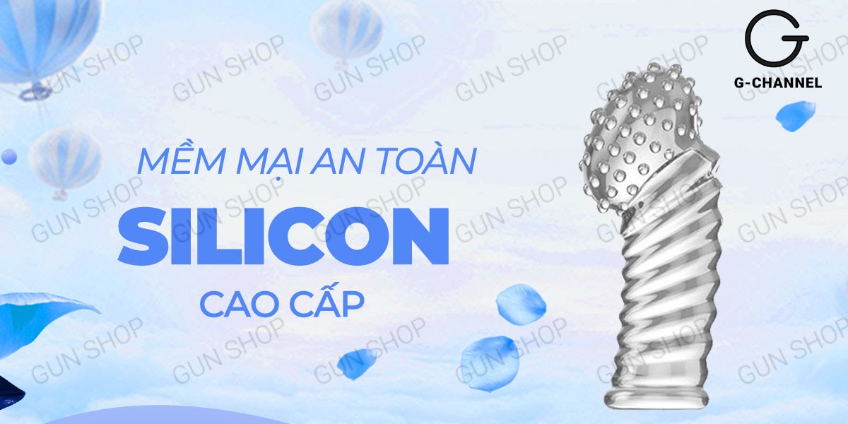 Bao cao su ngón tay Aichao G-spot 2 Gai nổi lớn kích thích Bao cao su ngón tay Aichao G-spot 2 Gai nổi lớn kích thích