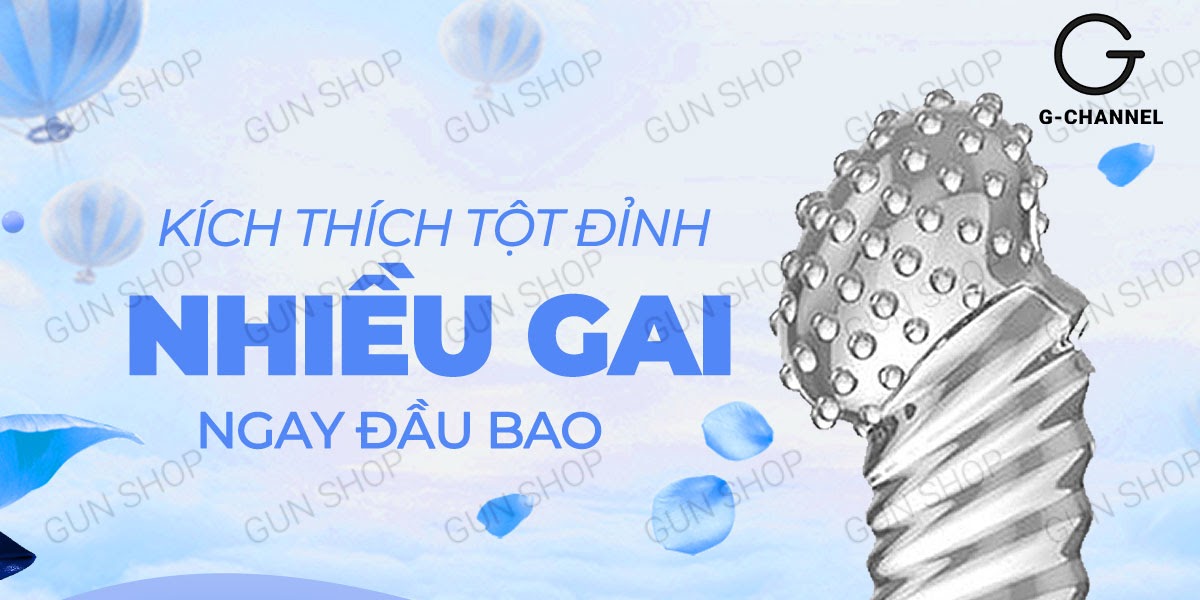 Bao cao su ngón tay Aichao G-spot 2 Gai nổi lớn kích thích Bao cao su ngón tay Aichao G-spot 2 Gai nổi lớn kích thích