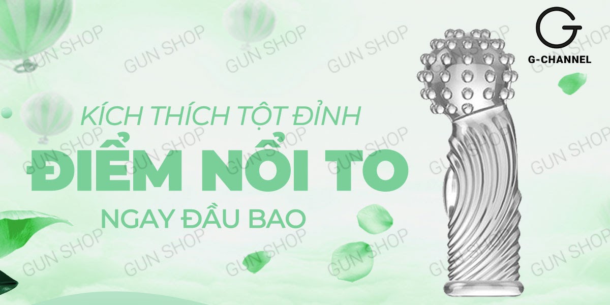 Bao cao su ngón tay Aichao G-spot 3 gai nổi tăng khoái cảm Bao cao su ngón tay Aichao G-spot 3 gai nổi tăng khoái cảm