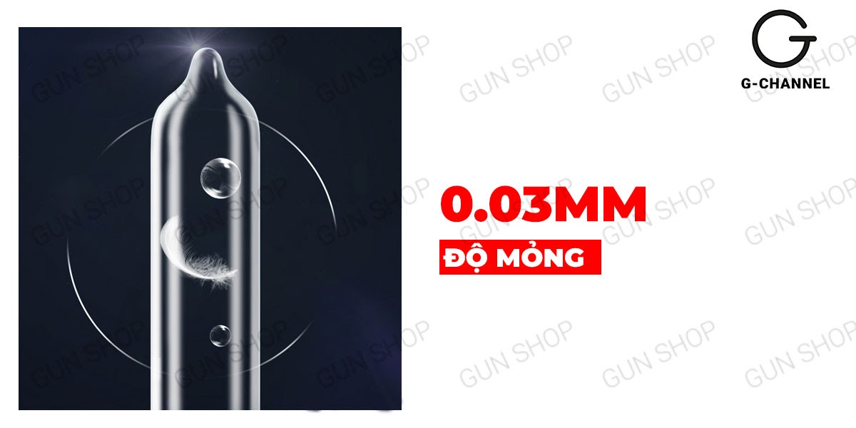 Bao cao su Runbo gân gai lớn kích thích Hộp 6 cái Bao cao su Runbo gân gai lớn kích thích Hộp 6 cái