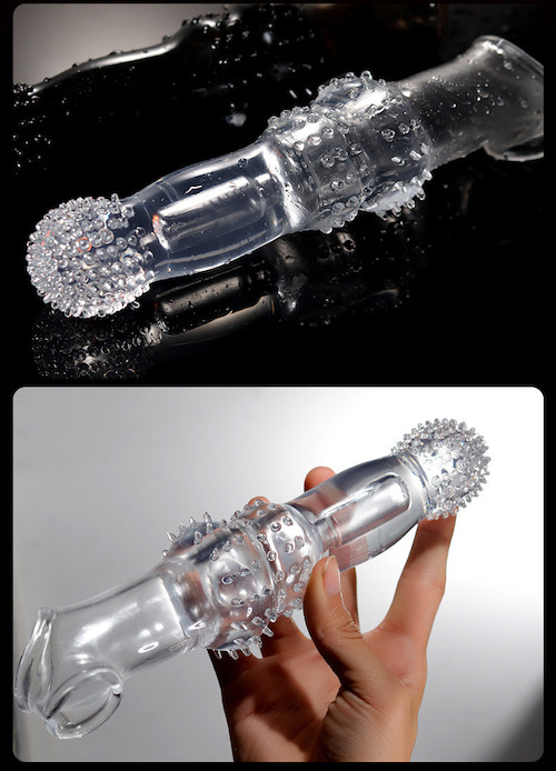 Bao cao su đôn dên BigMac gân gai rung mạnh kèm quai đeo tiện lợi