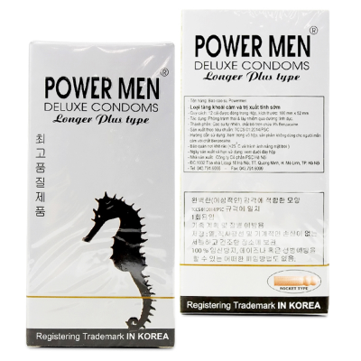 Bao Cao Su Powermen Cá Ngựa Bạc Kéo Dài 12s Hộp 12 Cái Bao Cao Su Powermen Cá Ngựa Bạc Kéo Dài 12s Hộp 12 Cái