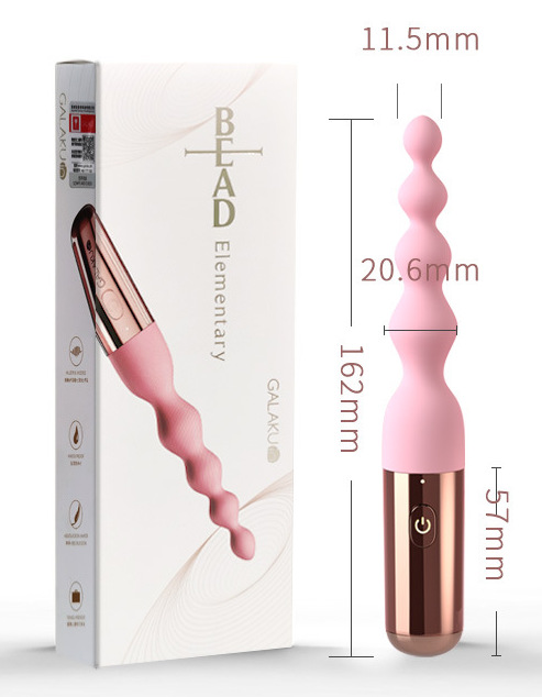 Máy rung hậu môn dạng chuỗi Bead Elementary sạc USB kích thích mạnh Máy rung hậu môn dạng chuỗi Bead Elementary sạc USB kích thích mạnh