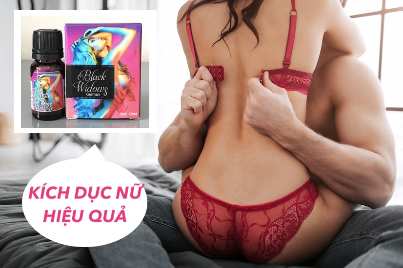 Thuốc kích dục nữ Black Widow German không mùi cực mạnh giá tốt an toàn