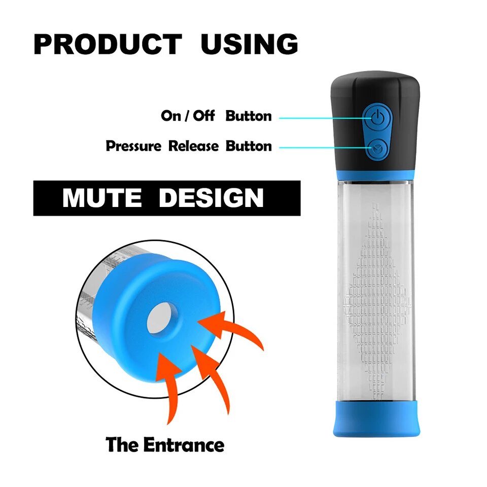 Máy tập tăng kích thước dương vật Men PowerUp hút chân không hiệu quả Máy tập tăng kích thước dương vật Men PowerUp hút chân không hiệu quả