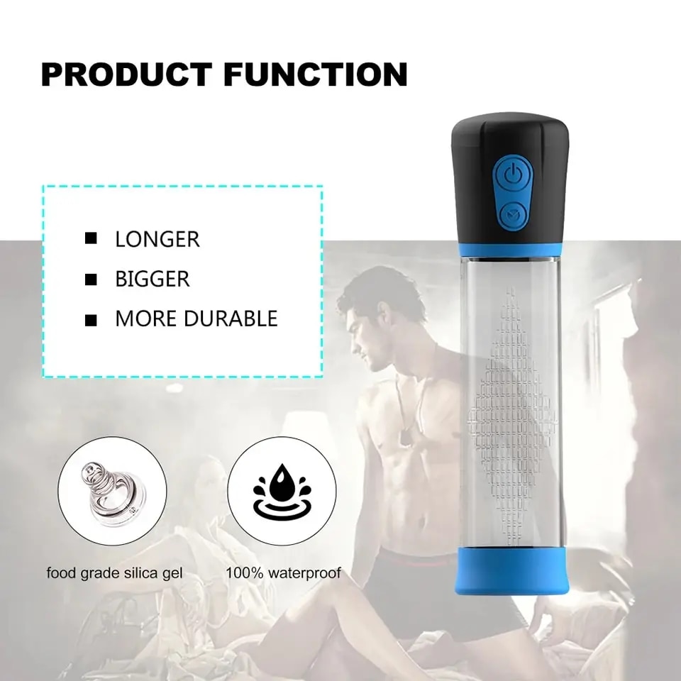 Máy tập tăng kích thước dương vật Men PowerUp hút chân không hiệu quả Máy tập tăng kích thước dương vật Men PowerUp hút chân không hiệu quả