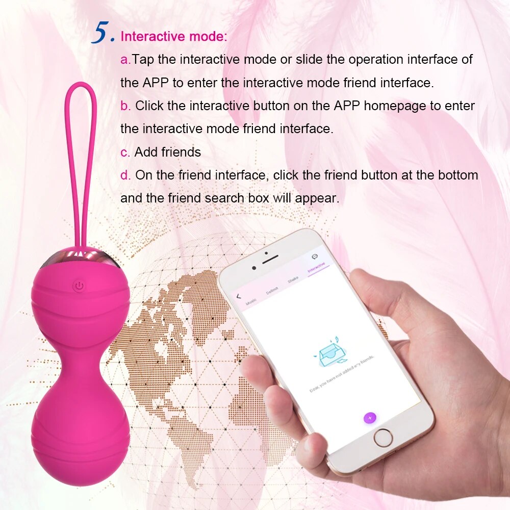 Trứng rung cao cấp điều khiển app Bóng kegel se khít âm đạo