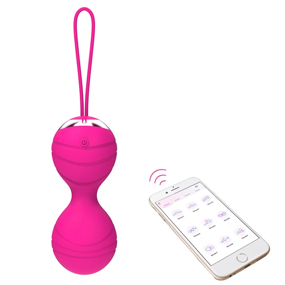 Trứng rung cao cấp điều khiển app Bóng kegel se khít âm đạo