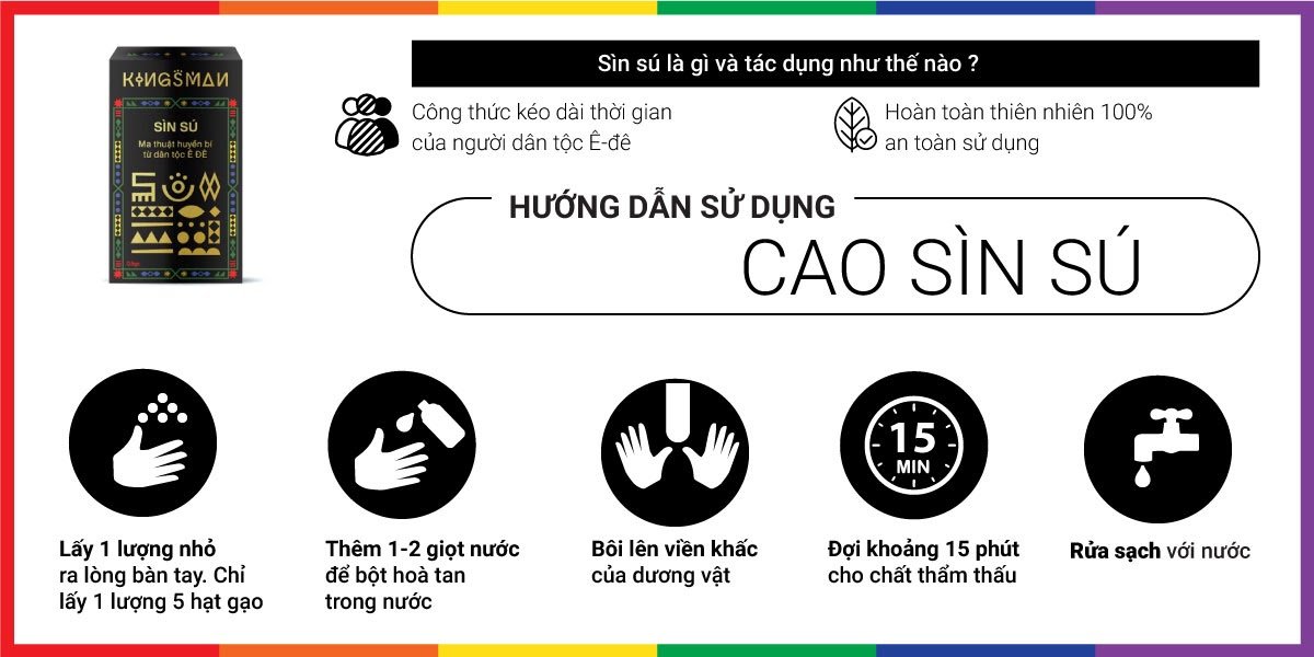 Bột sìn sú Kingsman kéo dài quan hệ tăng cường sinh lý gói 0.5gr Bột sìn sú Kingsman kéo dài quan hệ tăng cường sinh lý gói 0.5gr