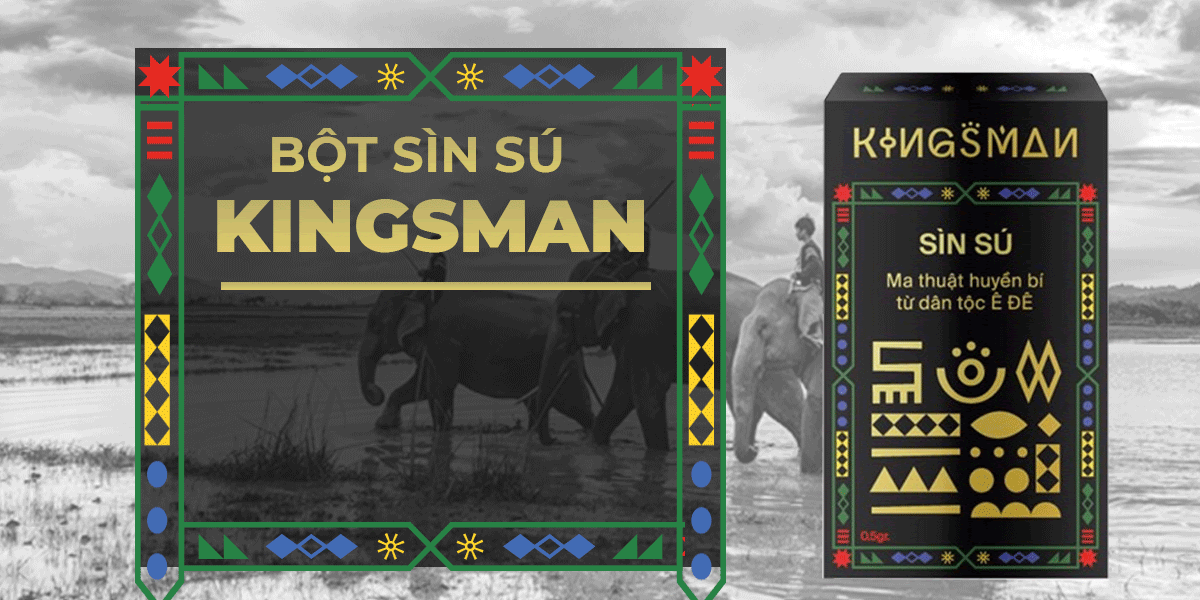 Bột sìn sú Kingsman kéo dài quan hệ tăng cường sinh lý gói 0.5gr Bột sìn sú Kingsman kéo dài quan hệ tăng cường sinh lý gói 0.5gr