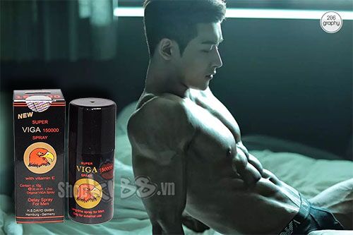 Chai xịt kéo dài Super Viga 150000 chống xuất tinh sớm hiệu quả an toàn