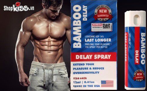 Chai xịt Bamboo Delay Mỹ chống xuất tinh sớm Kéo dài quan hệ