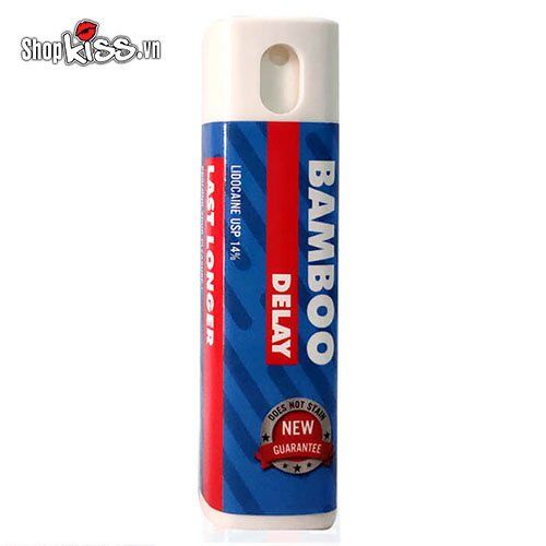 Chai xịt Bamboo Delay Mỹ chống xuất tinh sớm Kéo dài quan hệ