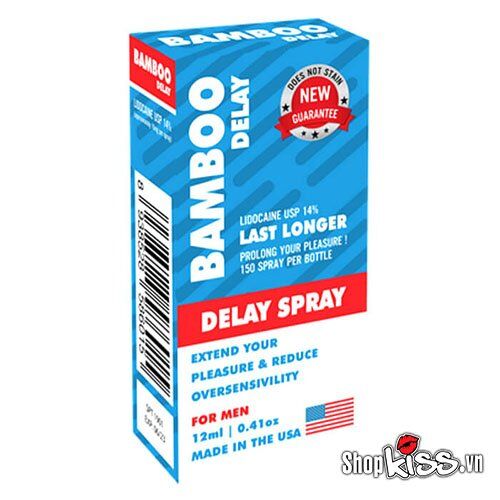 Chai xịt Bamboo Delay Mỹ chống xuất tinh sớm Kéo dài quan hệ Chai xịt Bamboo Delay Mỹ chống xuất tinh sớm Kéo dài quan hệ