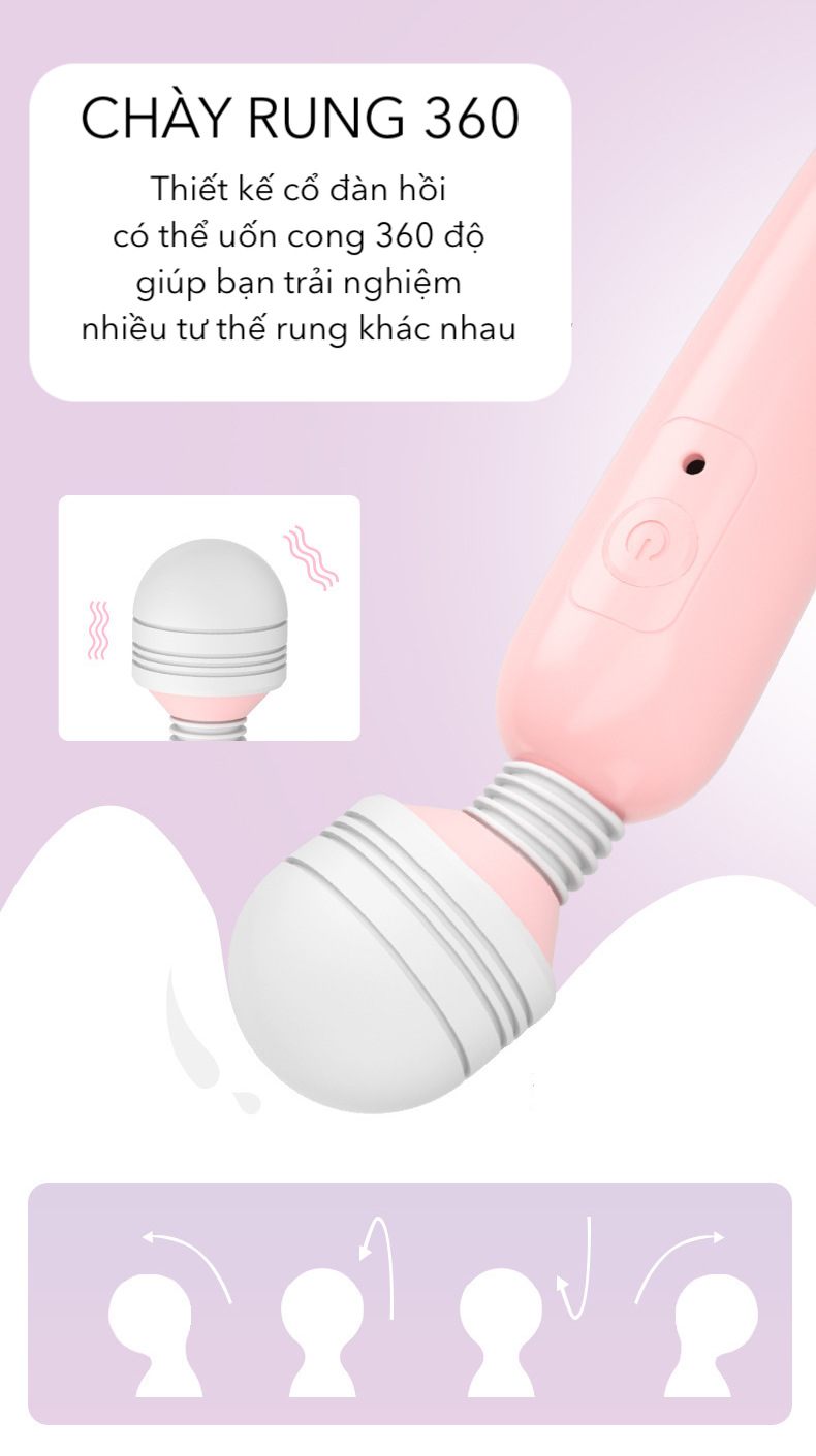 Chày rung Lilo không dây điểm G sạc USB giá tốt kích thích Chày rung Lilo không dây điểm G sạc USB giá tốt kích thích