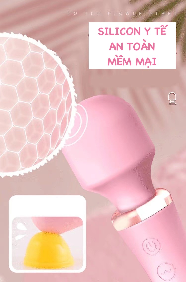 Chày rung 2 đầu LiLo massage điểm G không dây sưởi ấm
