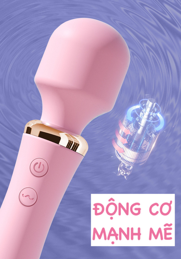 Chày rung 2 đầu LiLo massage điểm G không dây sưởi ấm