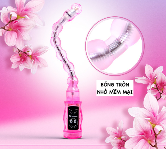 Que rung hậu môn chuỗi Baile 6 chế độ kích thích mạnh mẽ sôi động Que rung hậu môn chuỗi Baile 6 chế độ kích thích mạnh mẽ sôi động