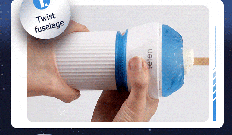 Cốc Leten Capsule Xoắn Gai Siêu Thật Kích Thích Tự Nhiên