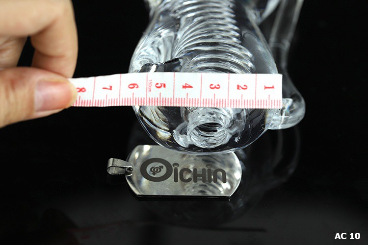 Cốc thủ dâm trong suốt silicon mềm cho nam kích thích tự nhiên