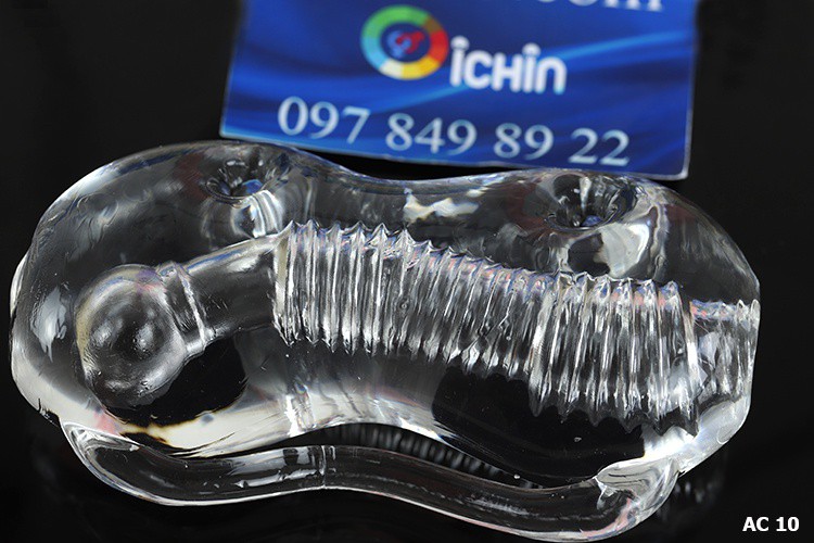 Cốc thủ dâm trong suốt silicon mềm cho nam kích thích tự nhiên