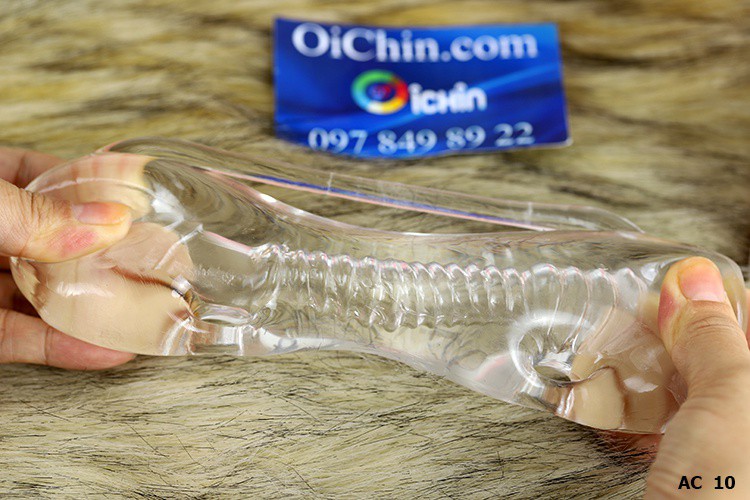 Cốc thủ dâm trong suốt silicon mềm cho nam kích thích tự nhiên
