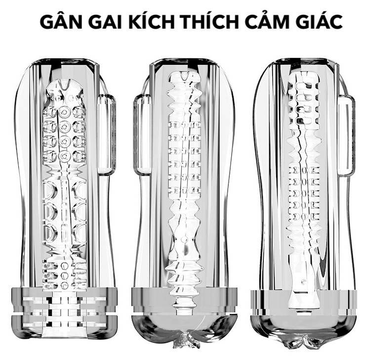 Âm đạo giả rung trong suốt Yeain cao cấp silicon mềm mại sướng Âm đạo giả rung trong suốt Yeain cao cấp silicon mềm mại sướng