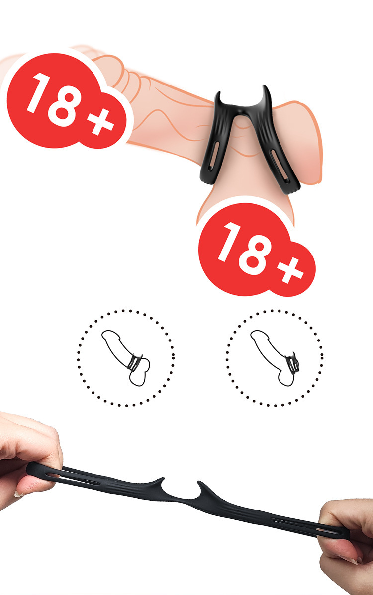 Vòng đôi silicon Cock Ring Stay Hard Mỹ cao cấp chống xuất tinh sớm