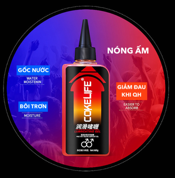Gel bôi trơn Cokelife Superman đỏ 85g nóng ấm giảm rát kích thích Gel bôi trơn Cokelife Superman đỏ 85g nóng ấm giảm rát kích thích