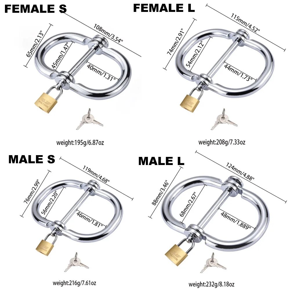 Còng tay tháo rời kèm chìa khóa dây xích đồ chơi kích thích