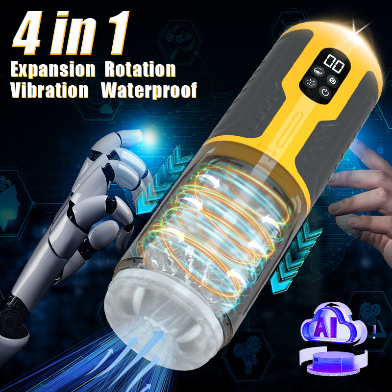 Âm Đạo Giả 4 in 1 Đa Năng Rung Thụt Xoay Tự Động Kích Thích Âm Đạo Giả 4 in 1 Đa Năng Rung Thụt Xoay Tự Động Kích Thích