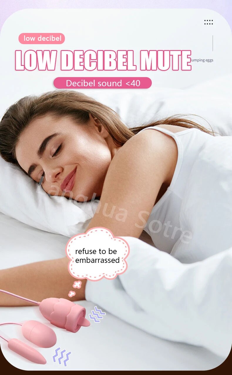 Trứng Rung Jiuuy 2 Đầu 3 in 1 Kèm Lưỡi Liếm - Tăng Khoái Cảm