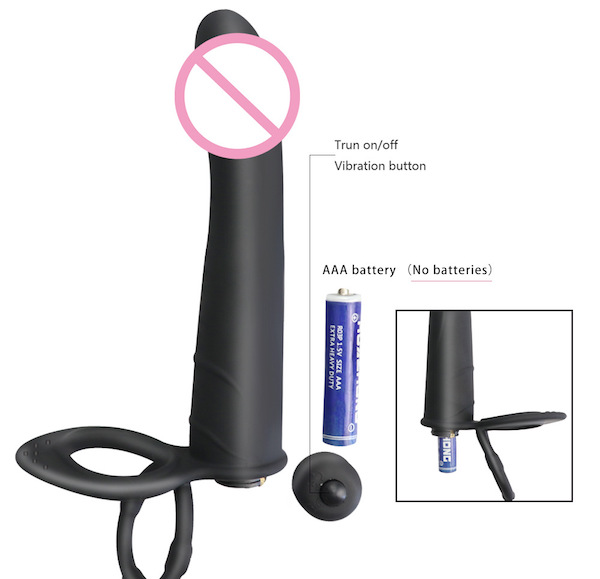 Đồ chơi người lớn gay combo dương vật giả vòng đeo hậu môn kích thích