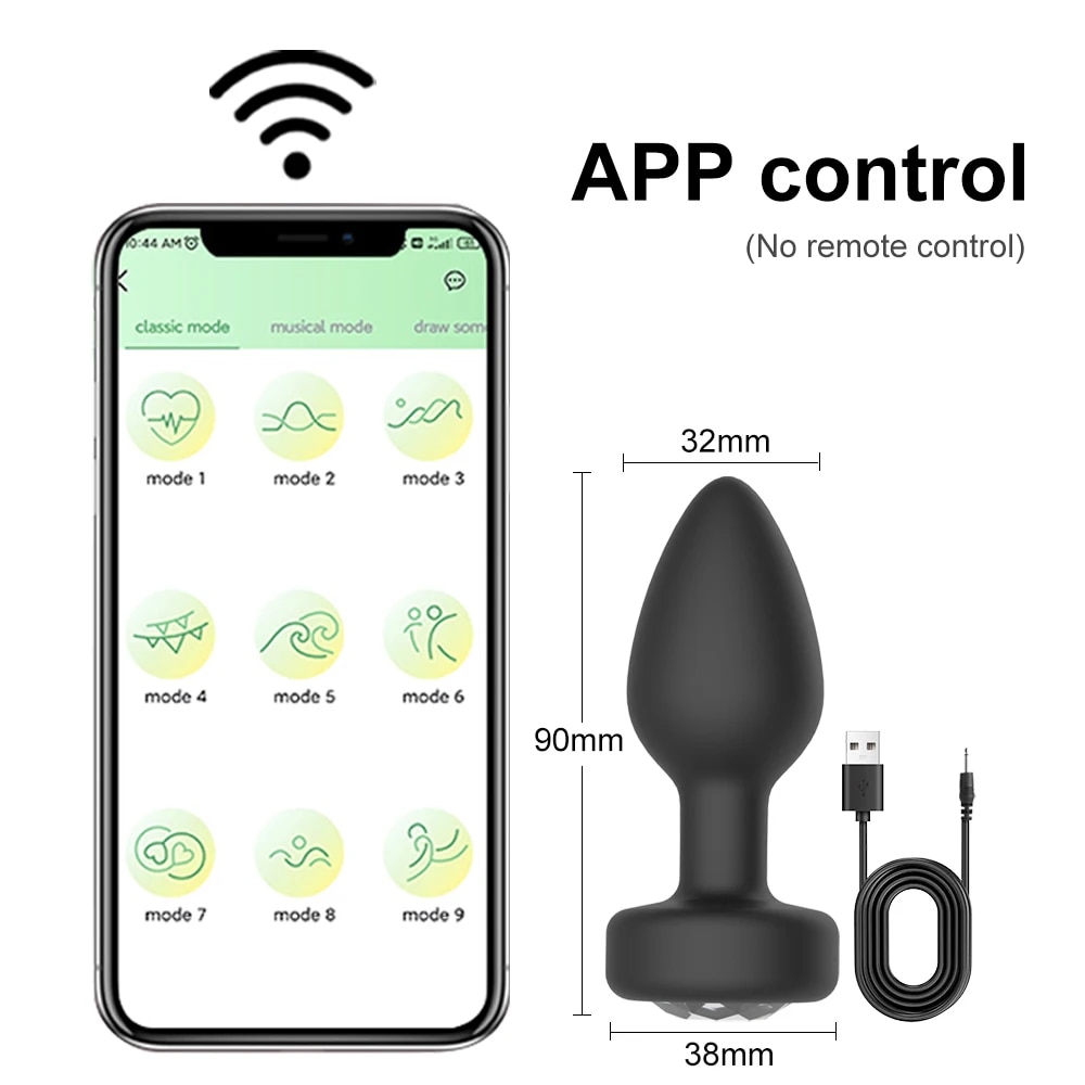 Phích cắm hậu môn Love Spouse bluetooth điều khiển app tiện lợi