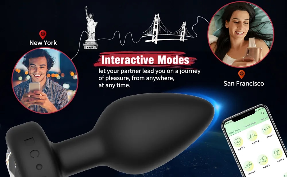 Phích cắm hậu môn Love Spouse bluetooth điều khiển app tiện lợi