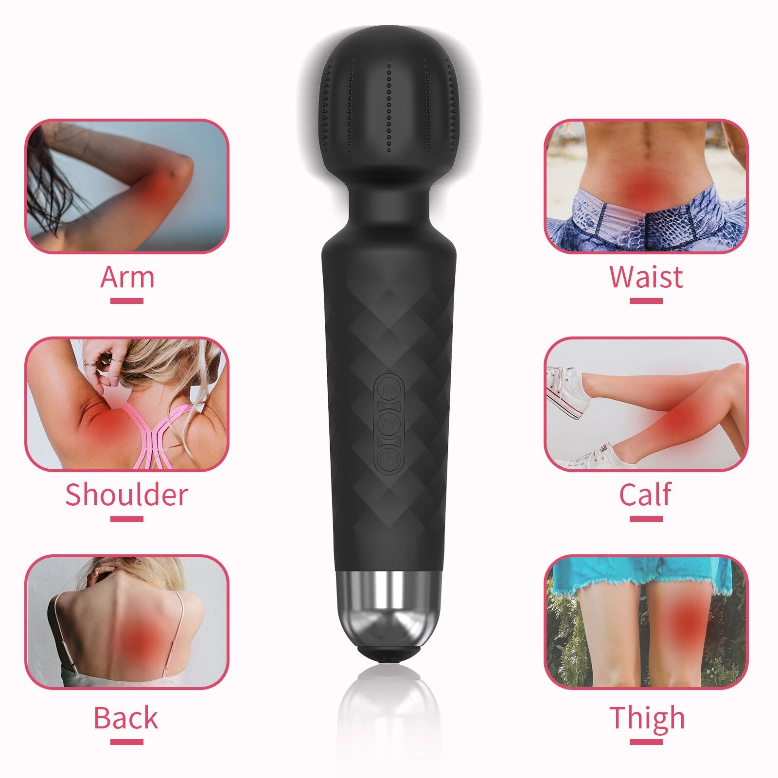 Chày Rung Tình Yêu Safiman Magic Wand Gai Nổi Kích Thích G