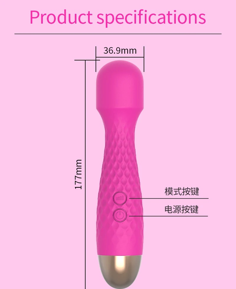 Chày rung không dây mini nhỏ gọn Wand Massager kích thích