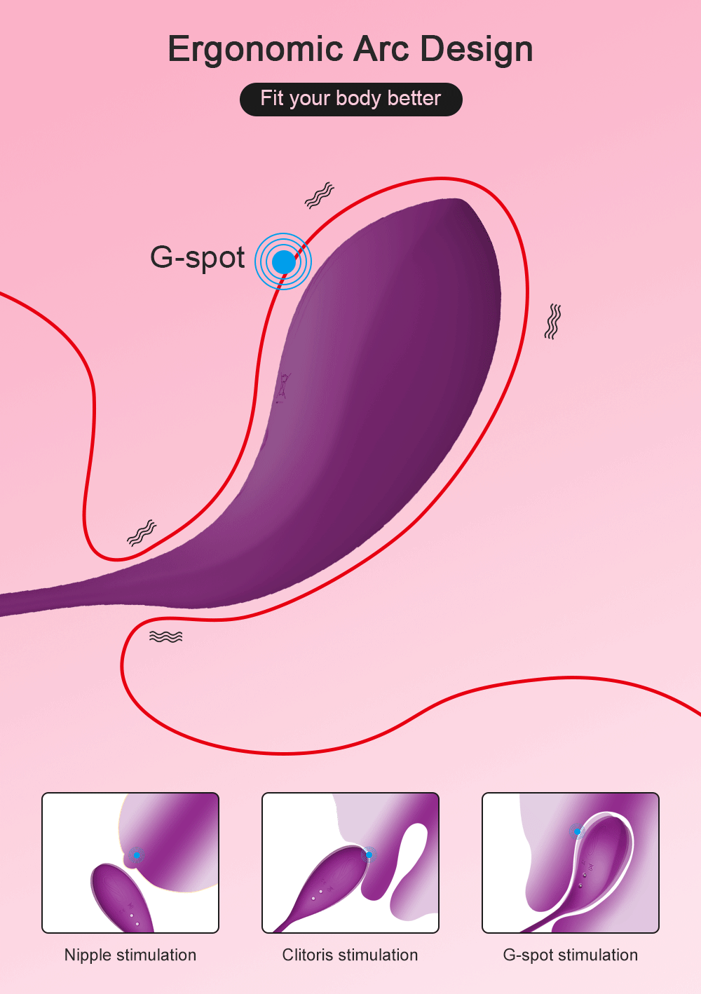 Trứng rung không dây điều khiển từ xa kích thích mạnh mẽ