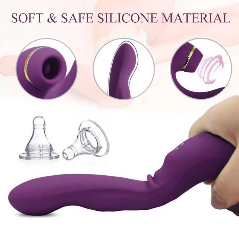 Dương vật giả 3 trong 1 khoái cảm đỉnh điểm hột le điểm G