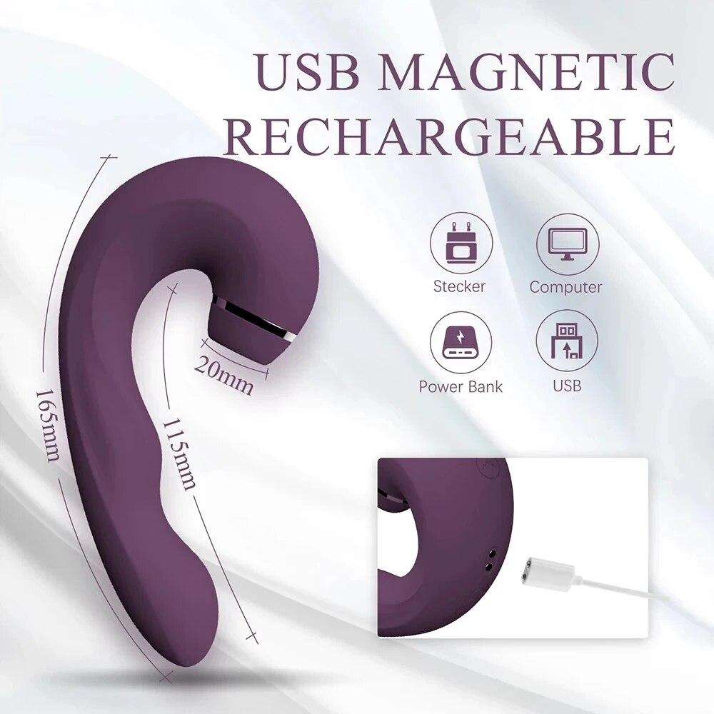 Dương vật giả 3 trong 1 khoái cảm đỉnh điểm hột le điểm G