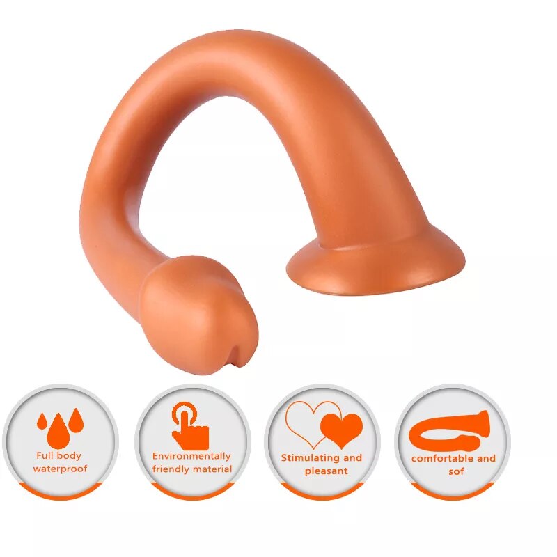 Dương vật giả gắn tường siêu to khổng lồ hình rắn kích thích