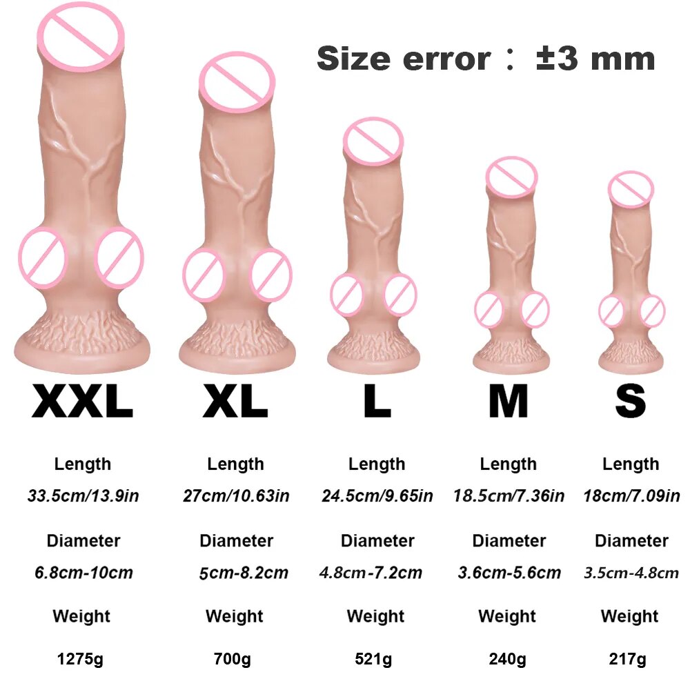 Dương vật giả siêu mềm size lớn silicon cao cấp dán tường