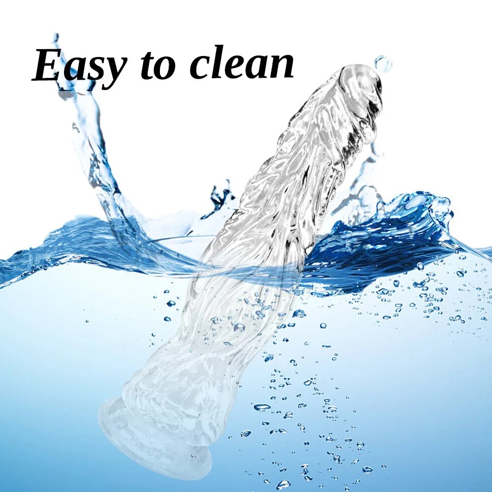 Dương vật giả silicon đa màu dán tường siêu mềm mại hấp dẫn