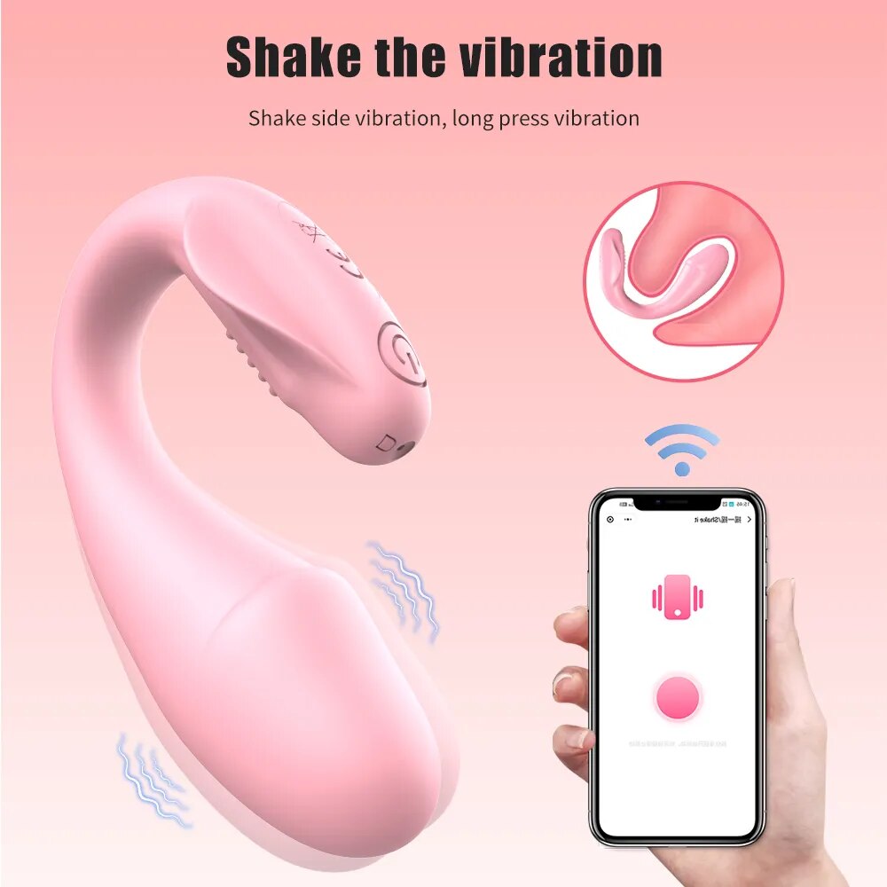 Trứng Rung 2 Đầu FreshFun CiCi Điều Khiển App Bluetooth Không Dây