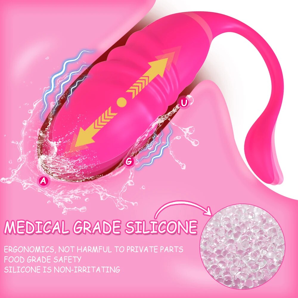 Trứng Rung 2 Đầu Điều Khiển App Kích Thích Tình Yêu