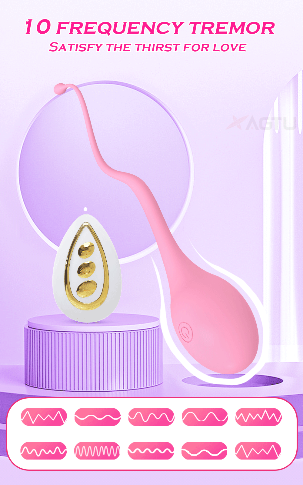 Trứng rung không dây nhỏ gọn điều khiển từ xa siêu kích thích