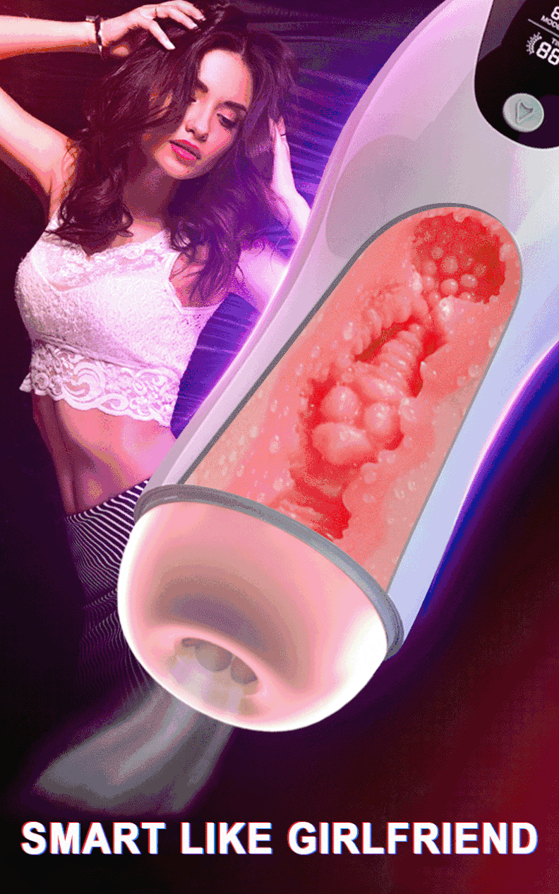 Âm đạo giả tự động rung co bóp búm nóng siêu chân thực